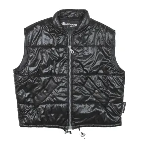 BANDANA Insulated Puffer Gilet Black Nylon Womens L