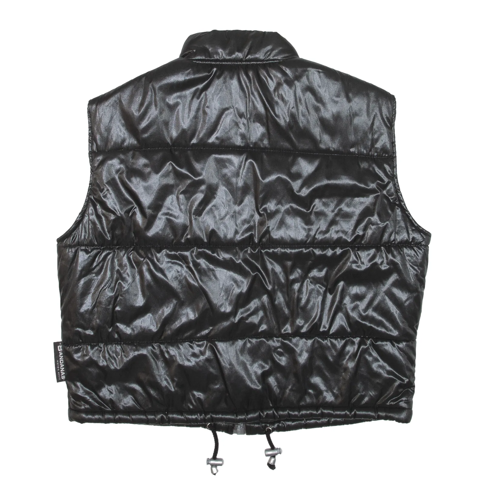 BANDANA Insulated Puffer Gilet Black Nylon Womens L