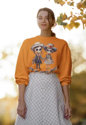 Boo-nes Are for Lovers, Retro Sweatshirt, Cute Sweatshirt, Halloween Sweatshirt, Womens' Halloween, Spooky Sweatshirt, Halloween Party