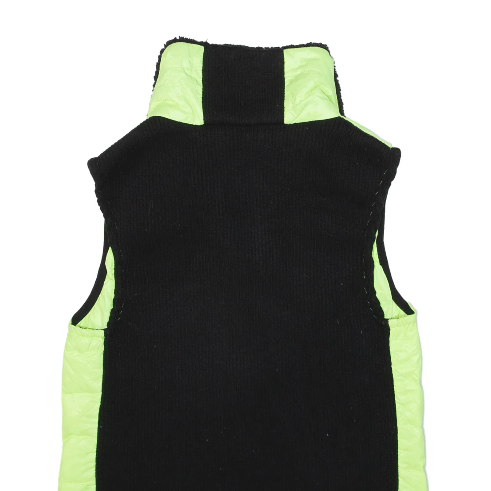 CALVIN KLEIN Insulated Puffer Gilet Yellow Nylon Womens S