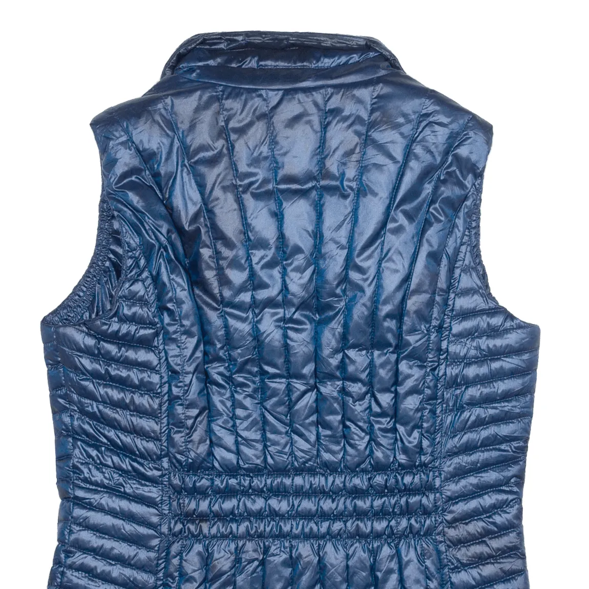 DKNY Down Insulated Puffer Gilet Blue Womens S