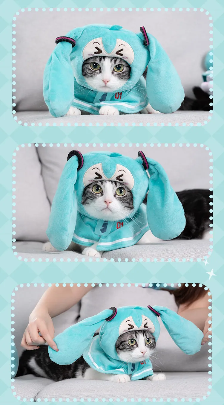 Hatsune Miku - Mini Puppet Shawl/ Blanket
