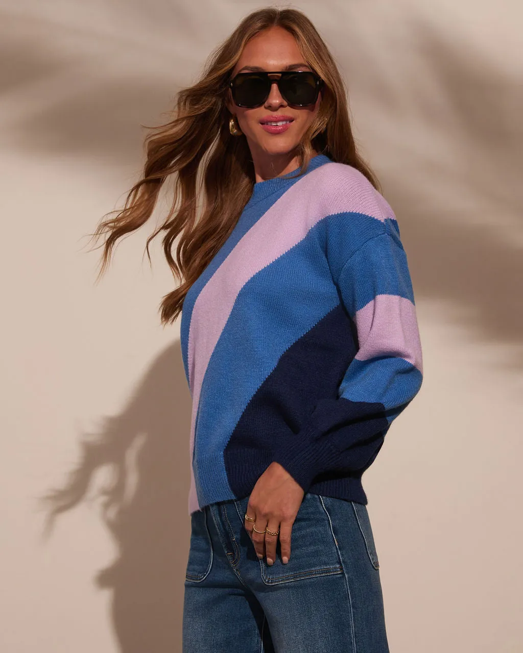 Hung Up On You Stripe Knit Sweater