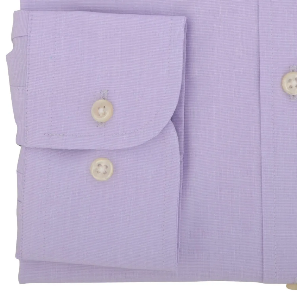 Lilac End on End Button Down Collar Shirt