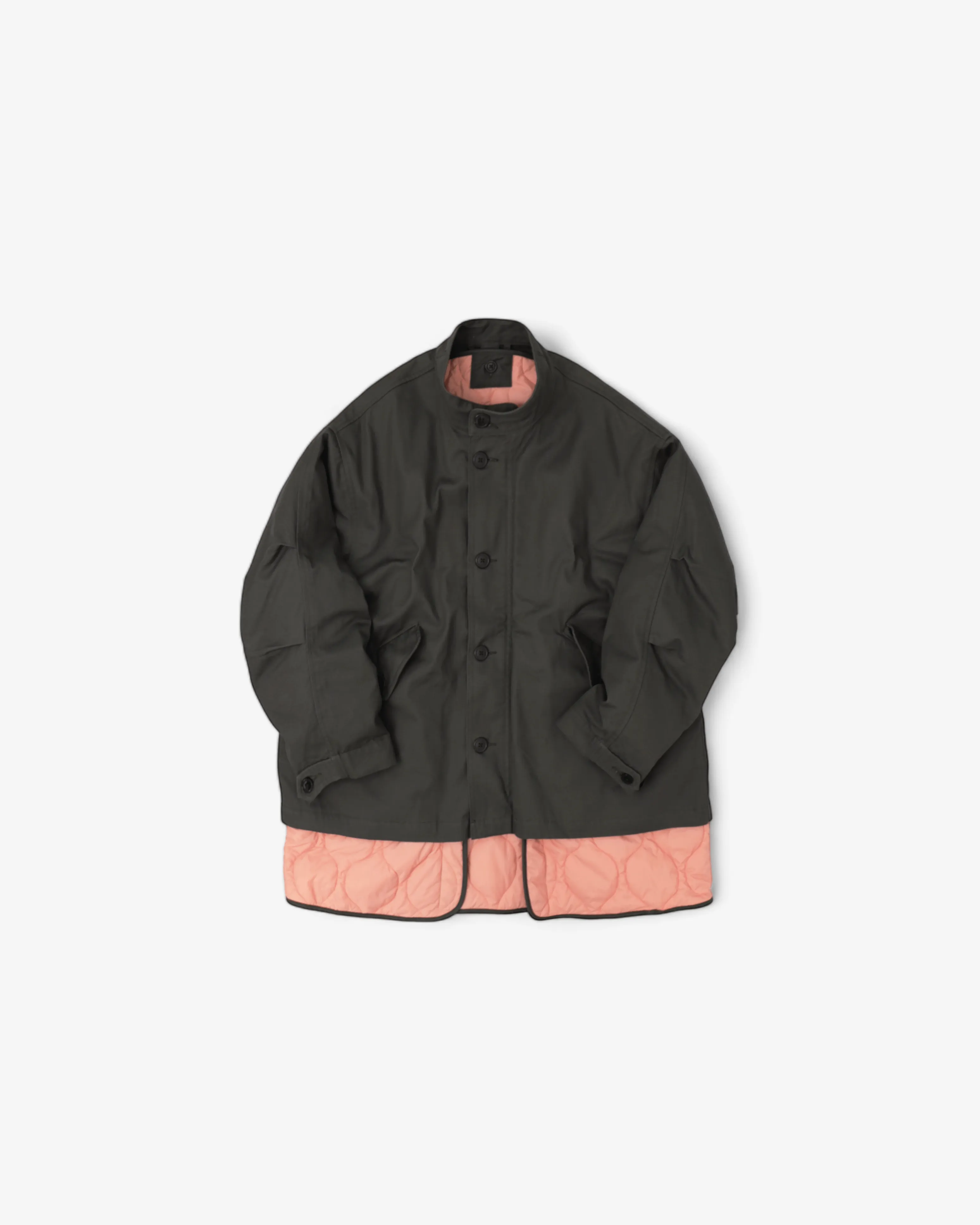 REVERSIBLE LINER SHORT PARKA #696