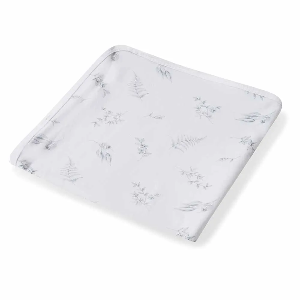 Silver Gum Organic Jersey Wrap & Beanie Set