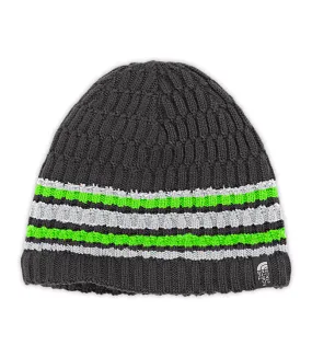 The North Face THE BLUES BEANIE/Asphalt Grey/Power Green