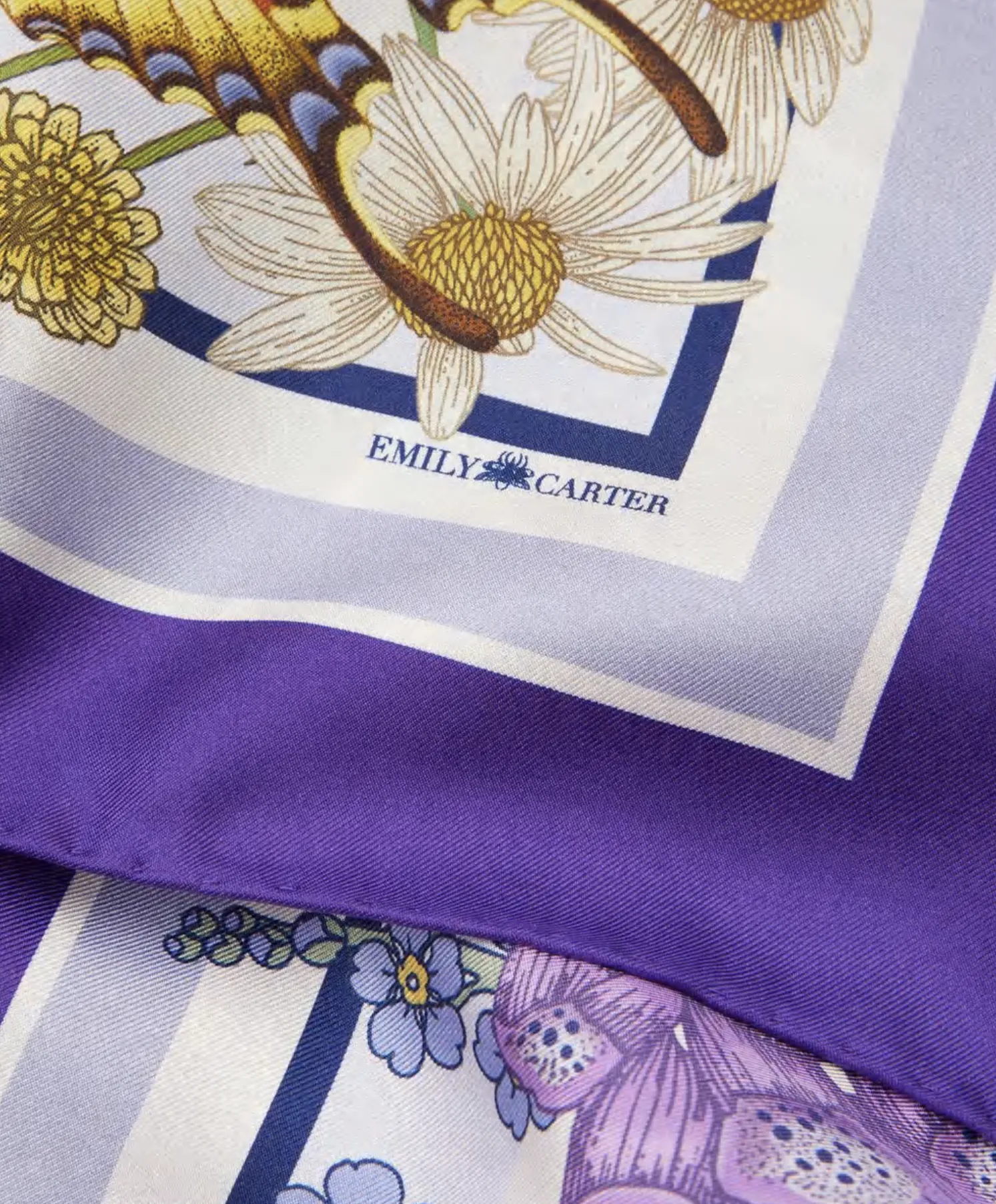 The Wild Flower Silk Scarf | 65x65cm