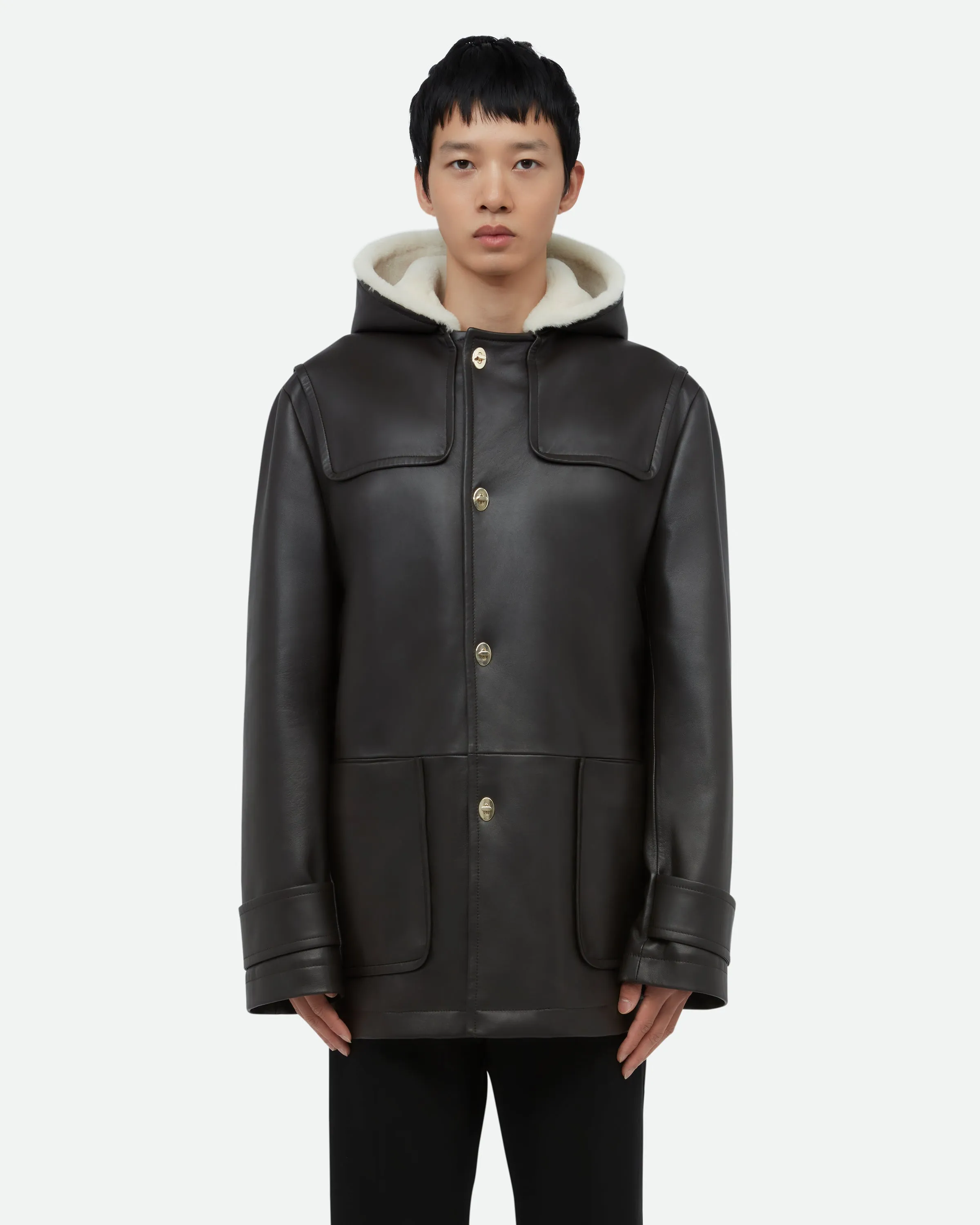 Thought Parka Leather Coat
