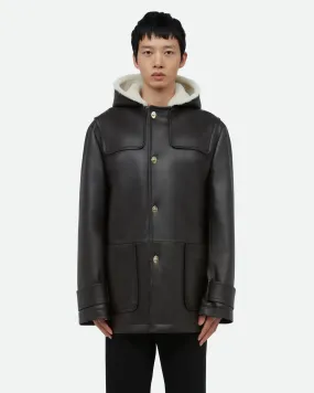 Thought Parka Leather Coat