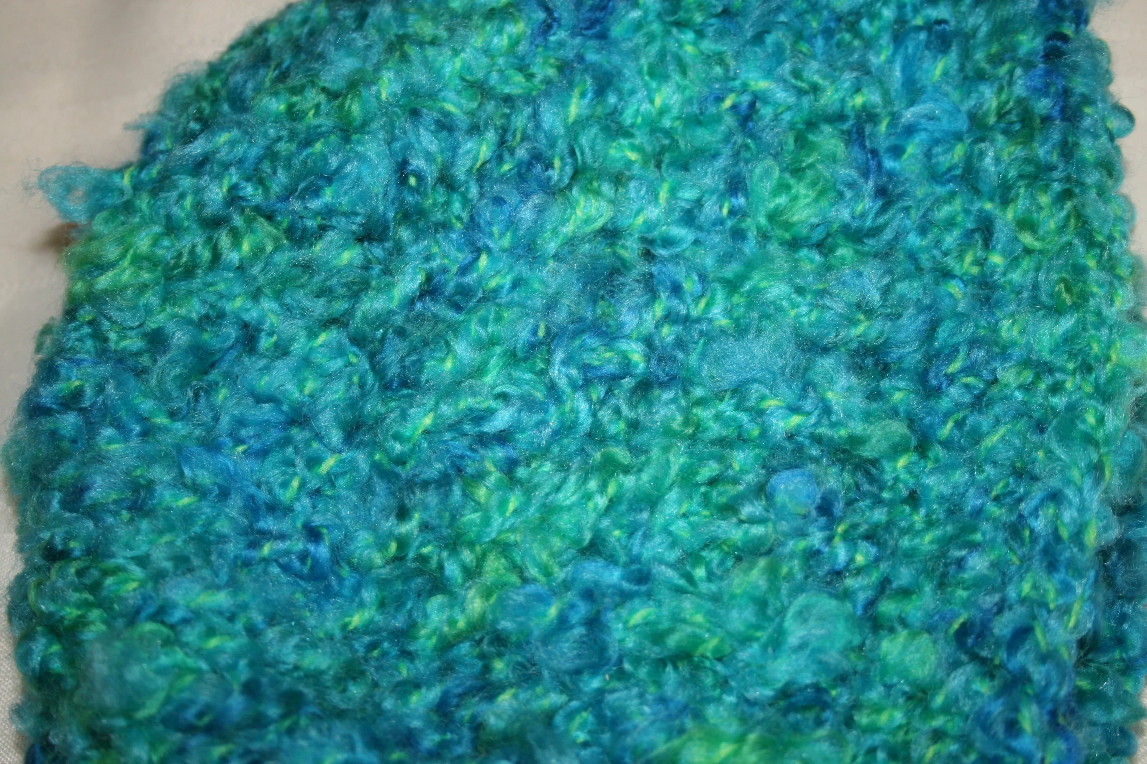 Toddler and Matching Adult Crochet Hat in Blues and Greens